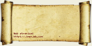 Jelisava Trifunović vizit kartica